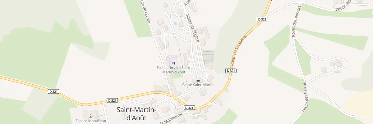 Plan du 5121 L’Eglise à Saint-Martin-d’Août