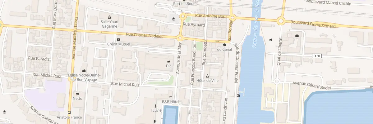 Plan du 2 Rue Francois Baudillon à Port-de-Bouc
