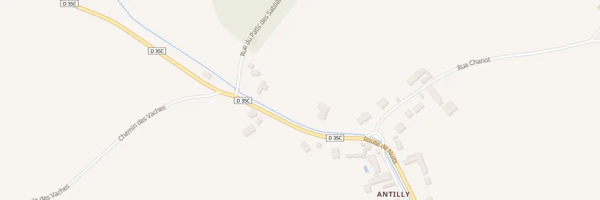 Plan du 5 Rte de Nuits à Argilly