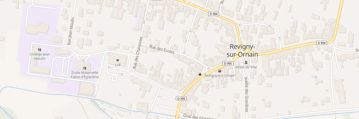Plan du 1 Rue des Ecoles à Revigny-sur-Ornain
