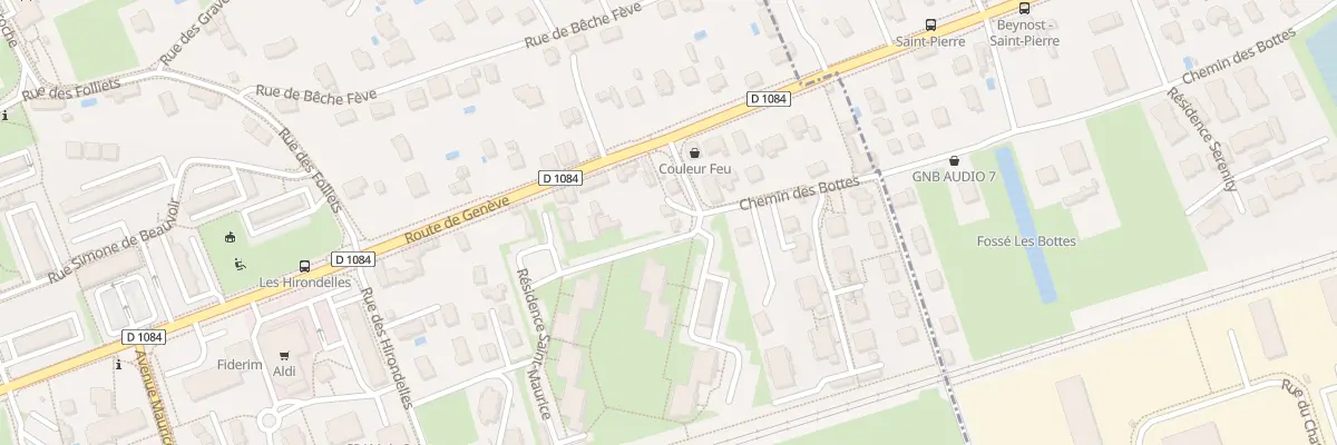 Plan du 2 Che des Bottes à Saint-Maurice-de-Beynost