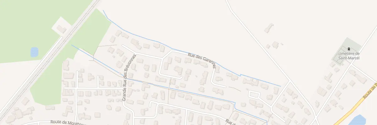 Plan du 12 Rue des Garennes à Saint-Marcel