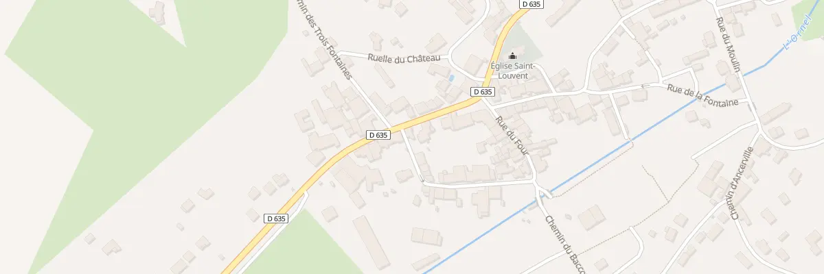 Plan du 8 Rte de Bar - le - Duc à Chancenay