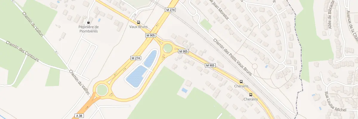 Plan du 60 Rte de Dijon à Plombières-lès-Dijon