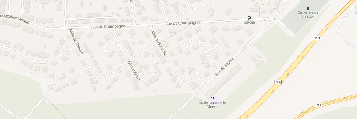 Plan du 9 All de Picardie à Saint-Dizier