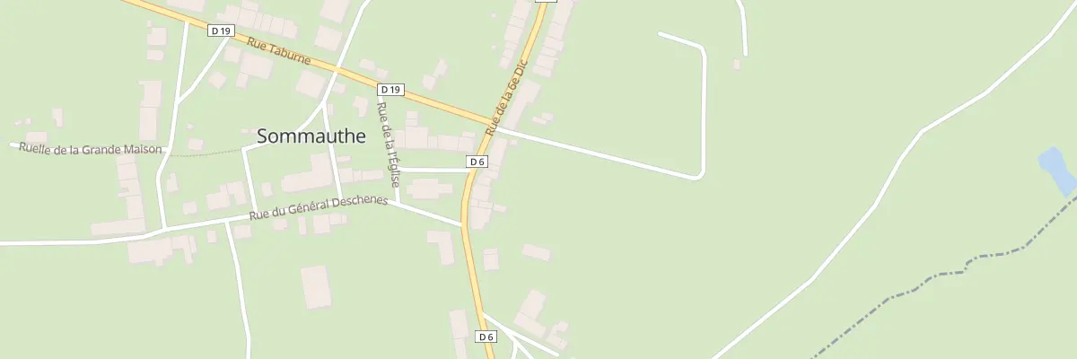Plan du 12 Rue de la 6 Eme Dic à Sommauthe