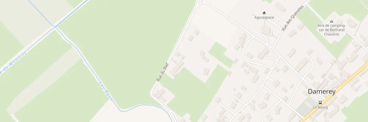 Plan du 18 Rue du Bief à Damerey