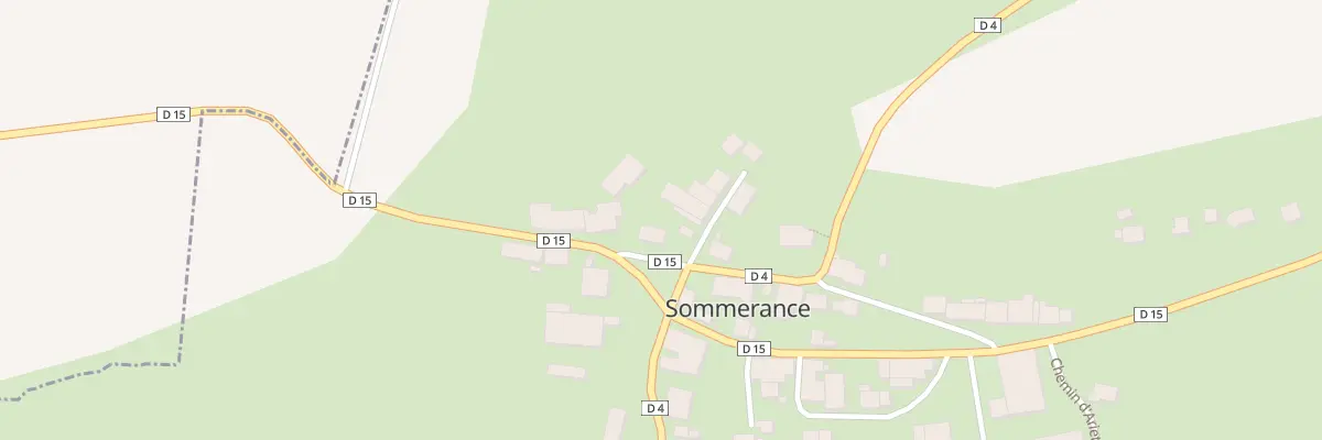 Plan du 8 Rue de la Vieille Voye à Sommerance