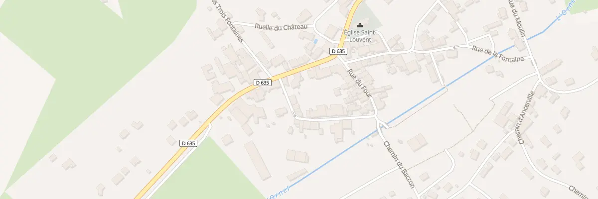 Plan du 1 Rue du Rachat à Chancenay
