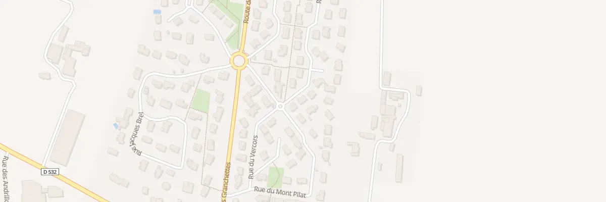 Plan du 12 Rue du Vercors à Granges-les-Beaumont