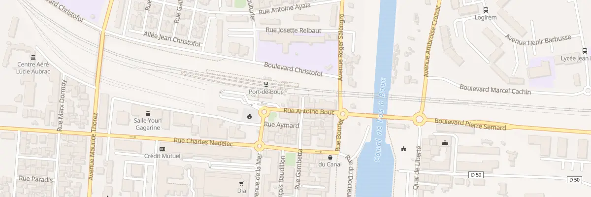 Plan du 2 Rue Gambetta à Port-de-Bouc