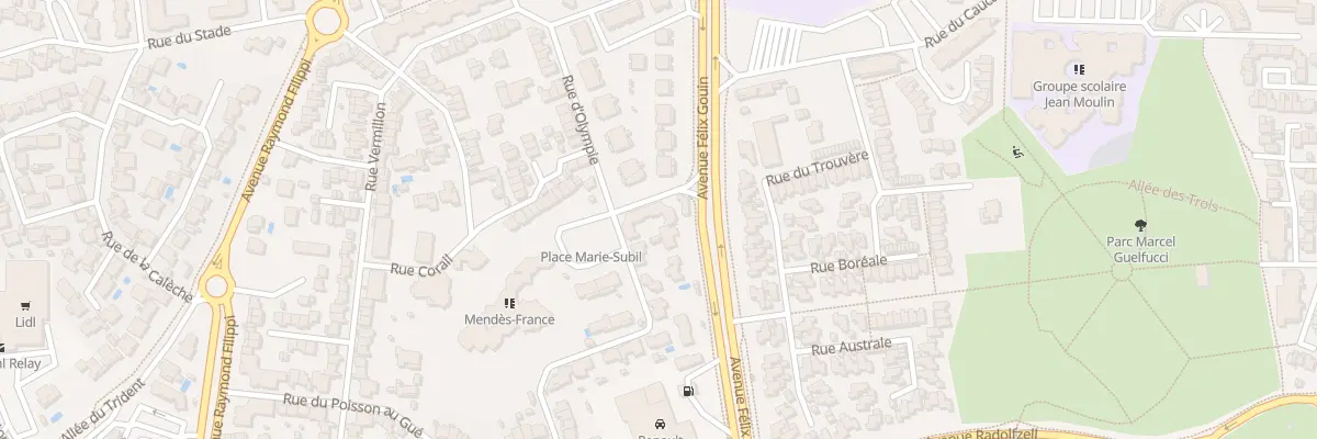 Plan du 3 Rue du Poisson au Gué à Istres