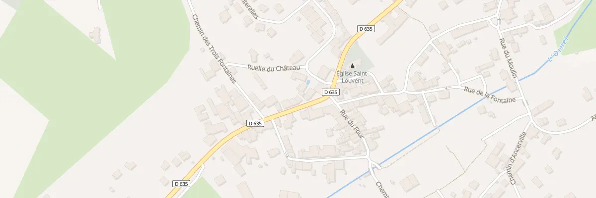 Plan du 15 Rte de Bar - le - Duc à Chancenay