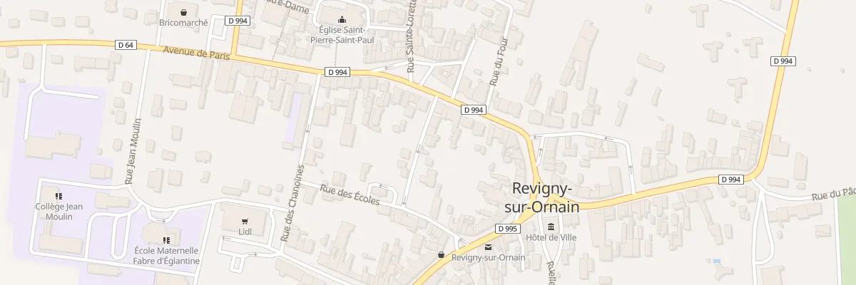 Plan du 4 Rue de l’Equerre à Revigny-sur-Ornain