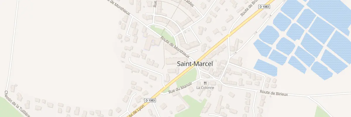 Plan du 47 Rte de Monthieux à Saint-Marcel