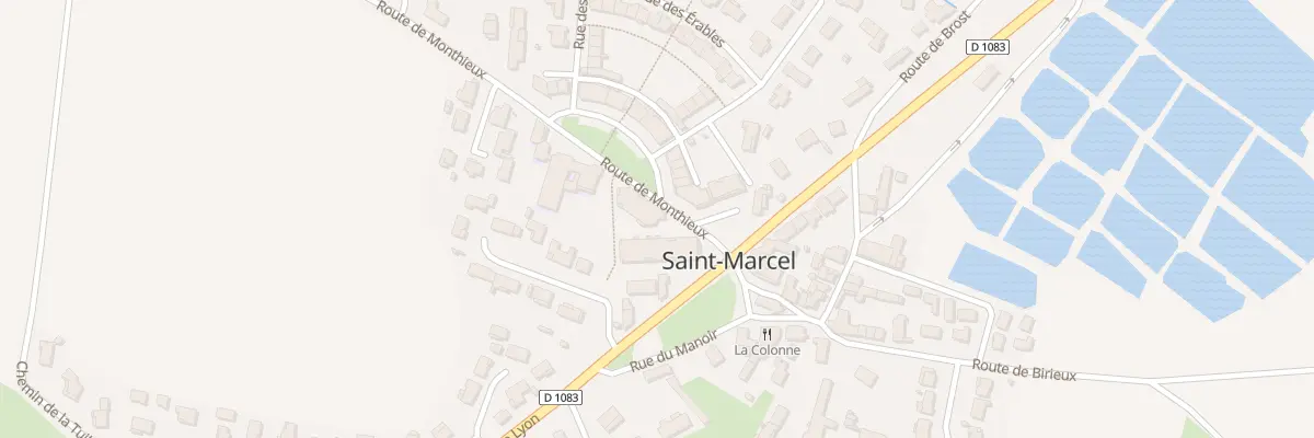 Plan du 69 Rte de Monthieux à Saint-Marcel
