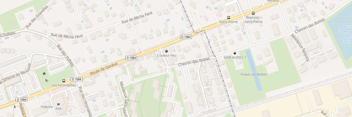 Plan du 1 Che des Bottes à Saint-Maurice-de-Beynost