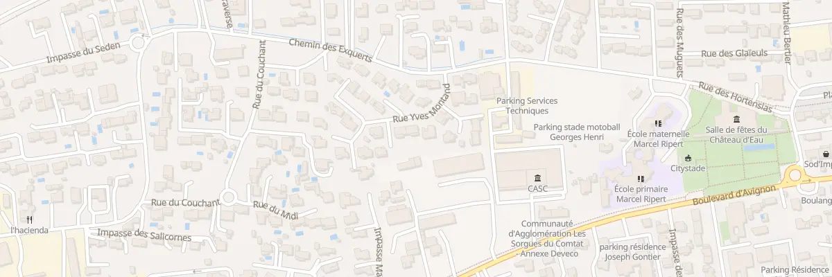 Plan du 81 Rue Yves Montand à Monteux