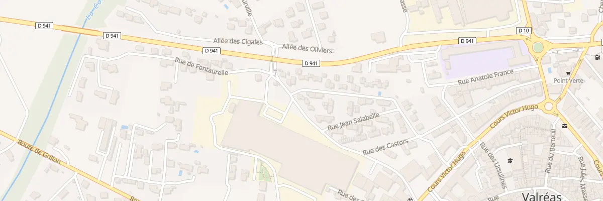 Plan du 14 Rue de Tourville à Valréas