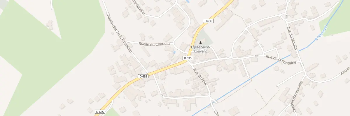 Plan du 19 Rte de Bar - le - Duc à Chancenay