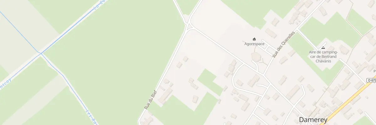 Plan du 26 Rue du Bief à Damerey