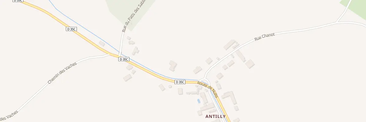 Plan du 3 Rue Chanot à Argilly