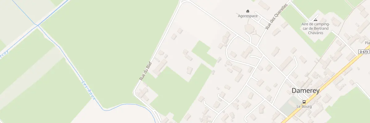 Plan du 20 Rue du Bief à Damerey