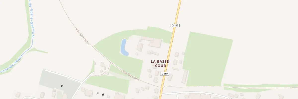 Plan du 15 Rte de l’Abergement à Saint-Germain-du-Plain
