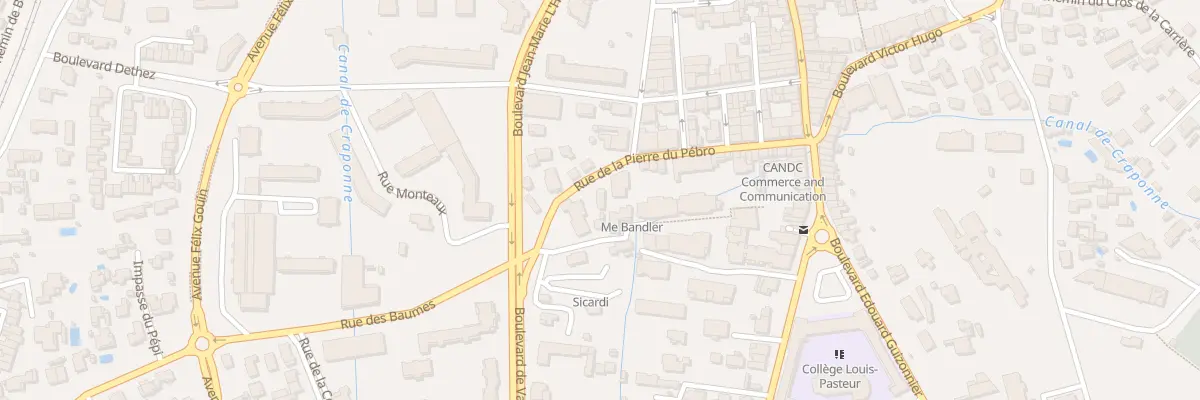 Plan du 9003 Rue de la Pierre du Pébro à Istres