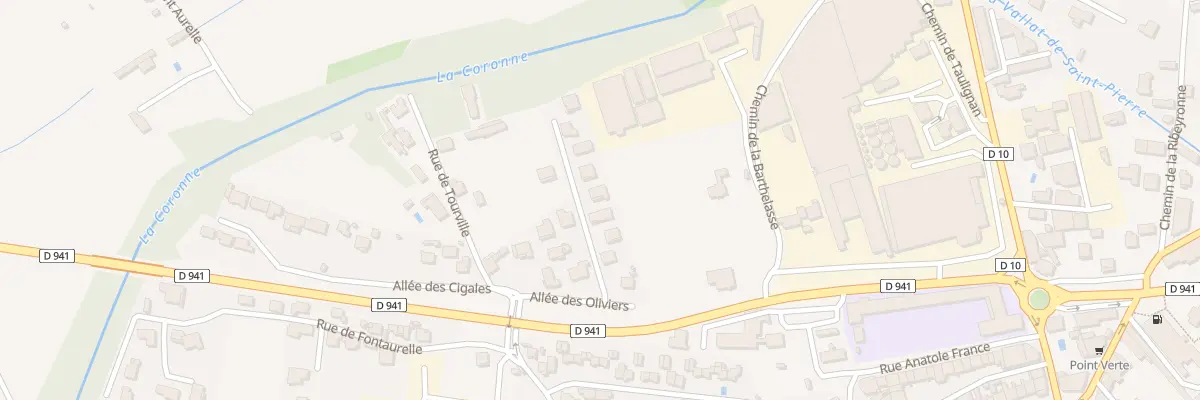 Plan du 9034 Rue de Tourville à Valréas
