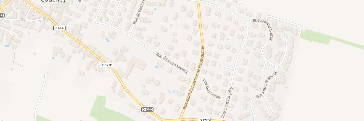 Plan du 15 Rue Edouard Herriot à Couchey