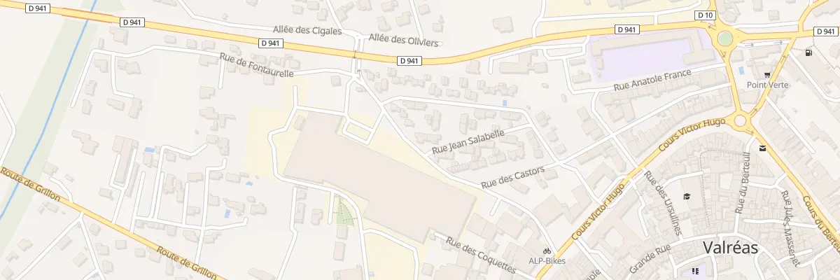 Plan du 10 Rue de Tourville à Valréas