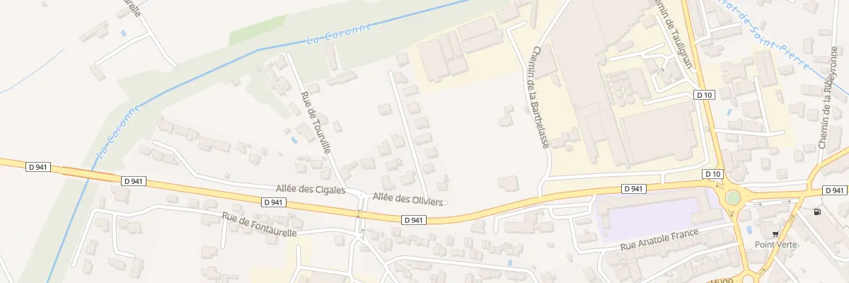 Plan du 9018 Rue de Tourville à Valréas