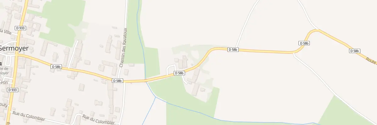 Plan du 471 Rte des Thibauts à Sermoyer