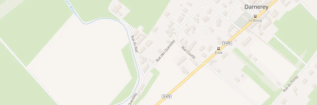 Plan du 3 Rue des Querelles à Damerey