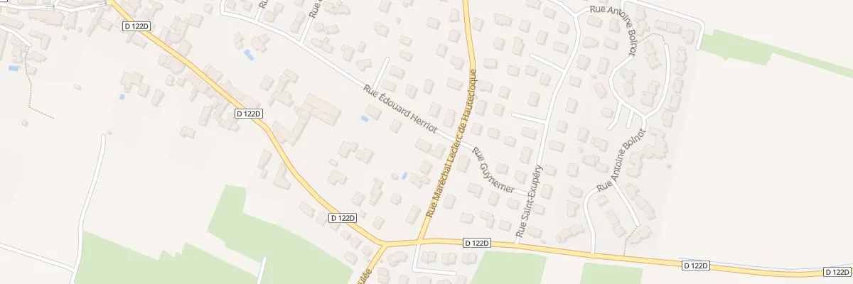 Plan du 30 Rue Edouard Herriot à Couchey