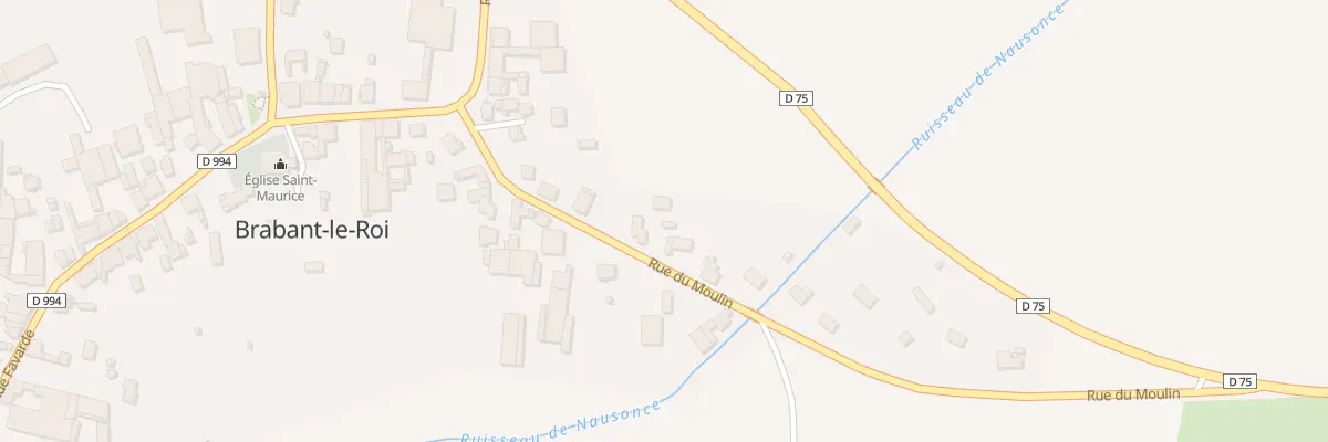 Plan du 9B Rue du Moulin à Brabant-le-Roi