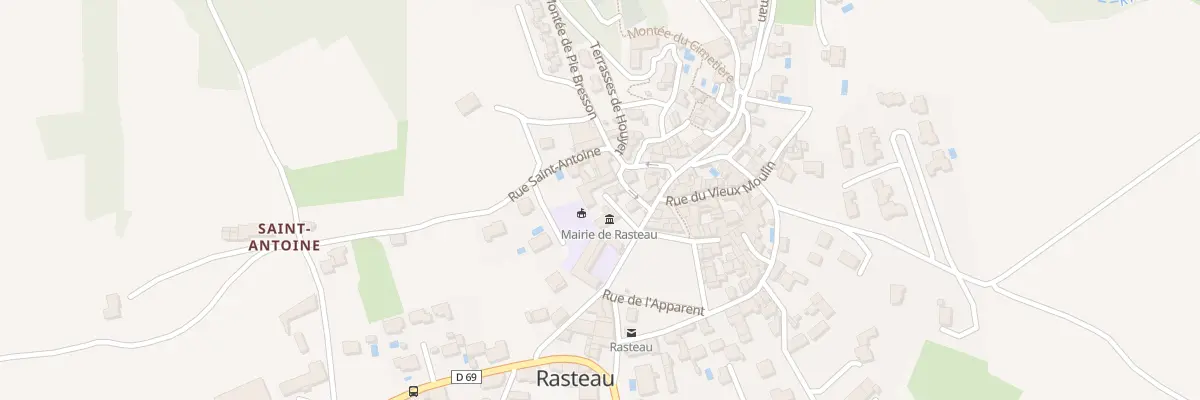 Plan du 1 Rue de la Republique à Rasteau