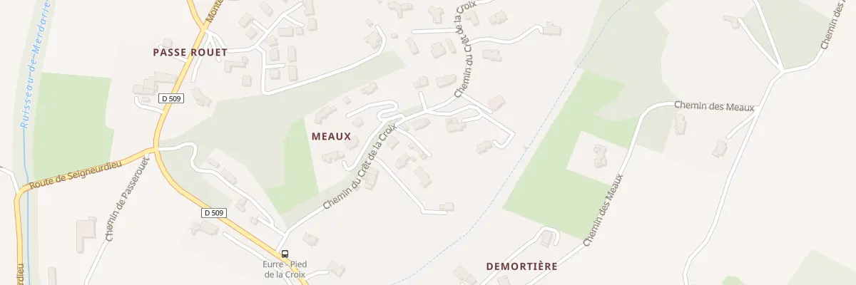 Plan du 228 Che du Cret de la Croix à Eurre