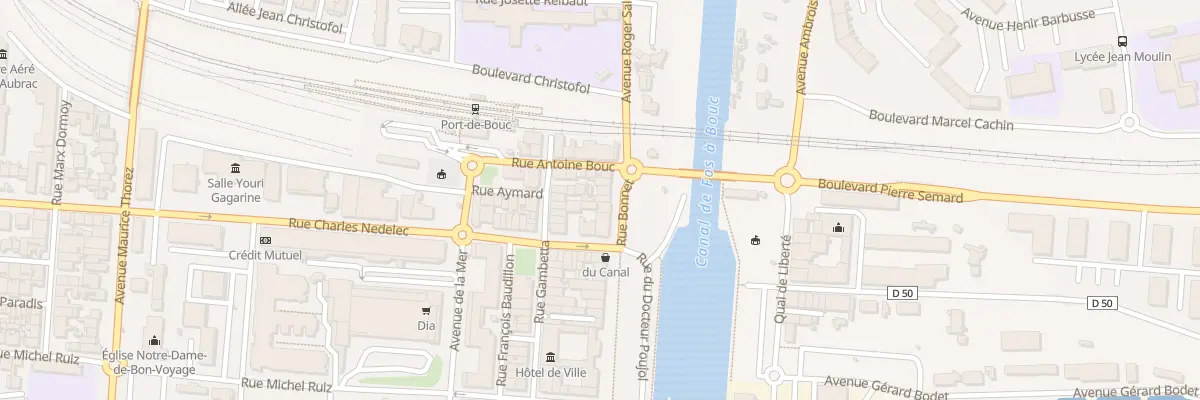 Plan du 4 Rue Fernand Bonnet à Port-de-Bouc