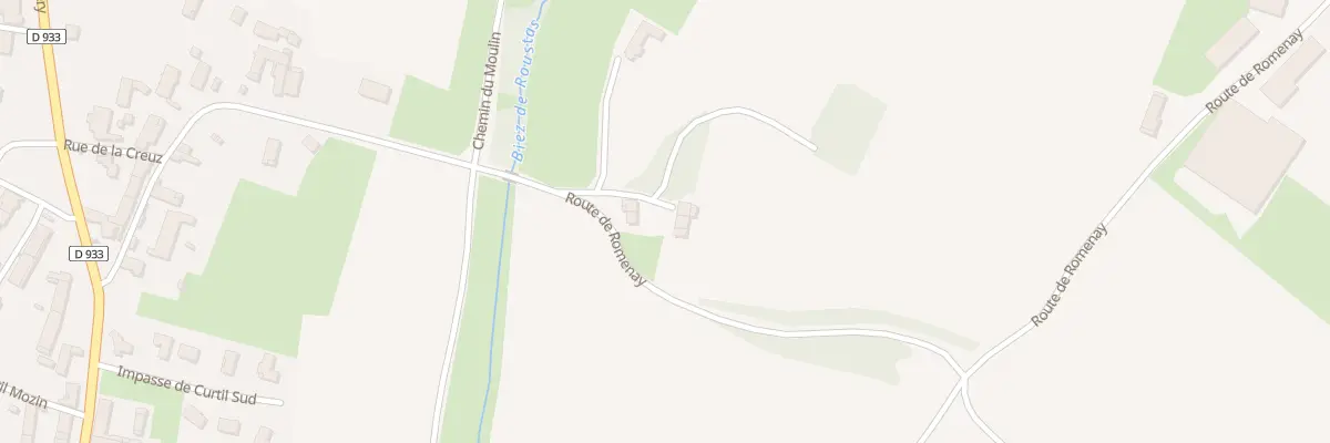 Plan du 119 Rte de Romenay à Sermoyer