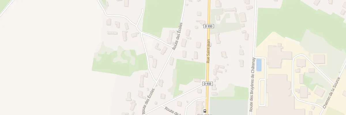 Plan du 317 Rte des Ecoles à Simandre