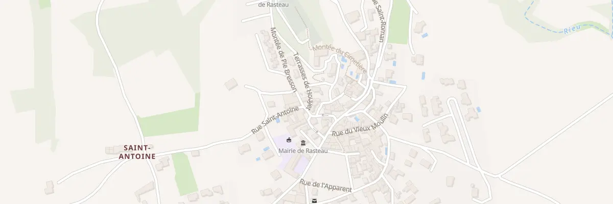 Plan du 5157 Le Village à Rasteau