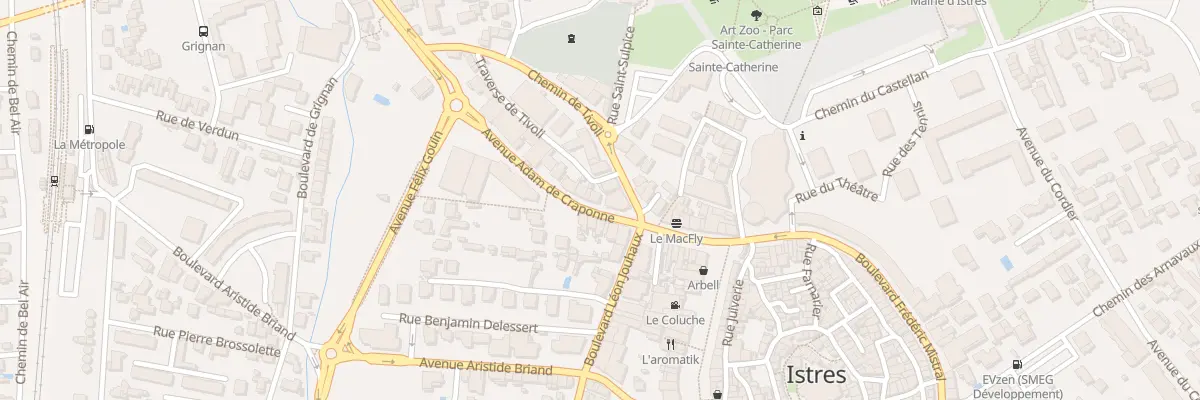 Plan du 4 Av Adam de Craponne à Istres