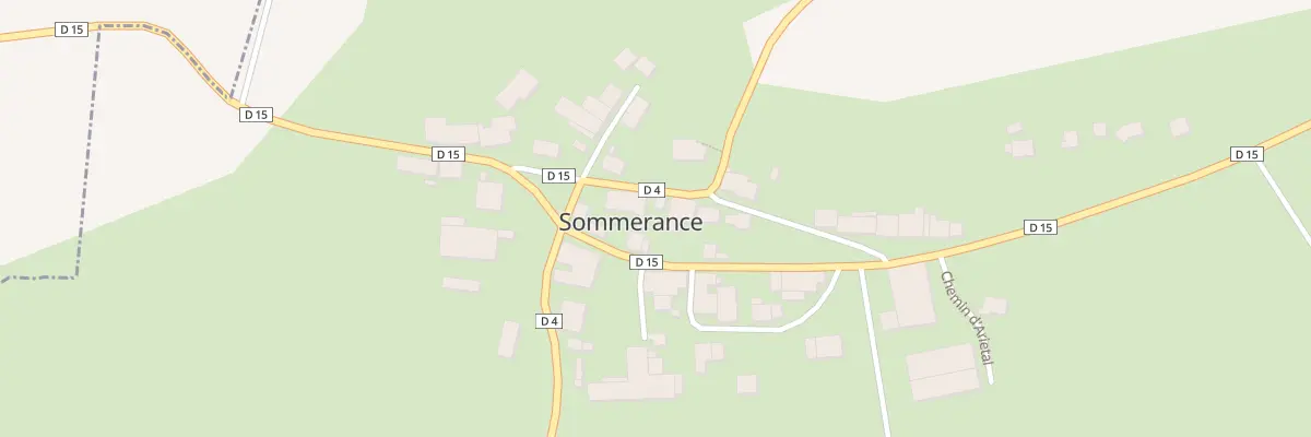Plan du 9 Rue de la Hallette à Sommerance