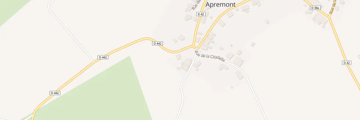 Plan du 1 Rte de Binarville à Apremont