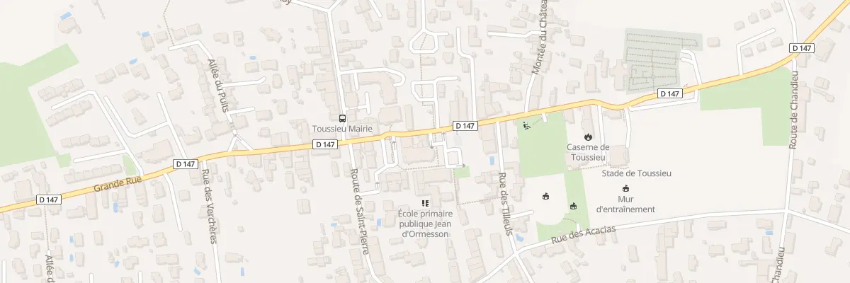 Plan du 47 Grande Rue à Toussieu
