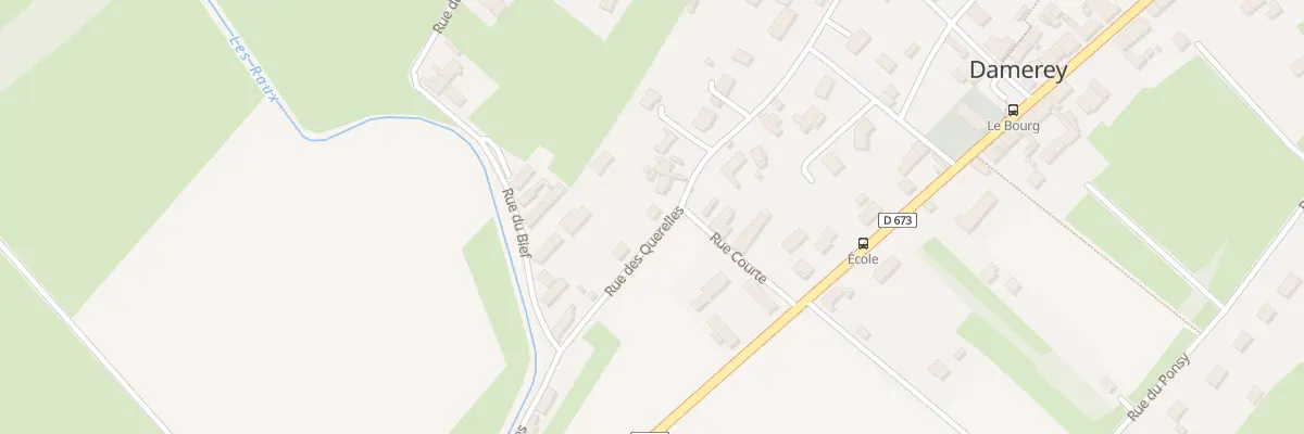Plan du 5 Rue des Querelles à Damerey