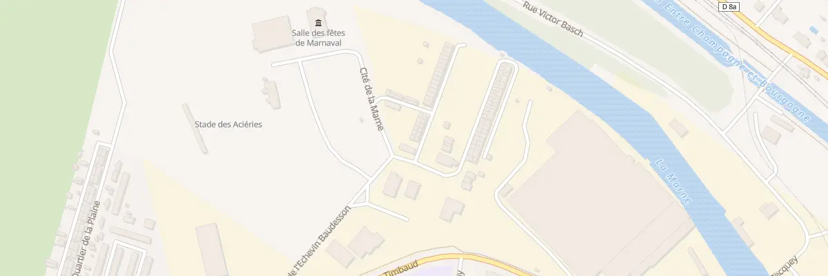 Plan du 5 Qua de la Marne à Saint-Dizier