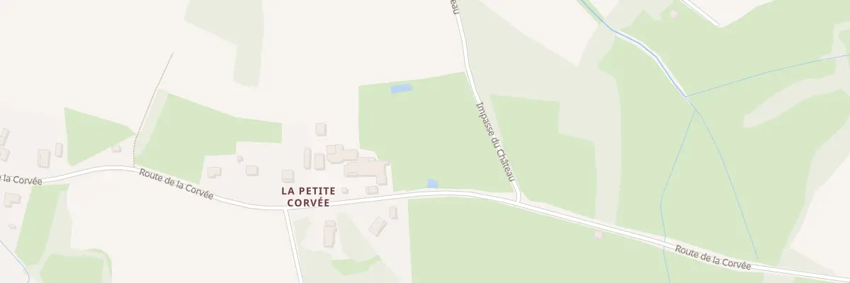 Plan du 21 Rte de la Corvée à Baudrières